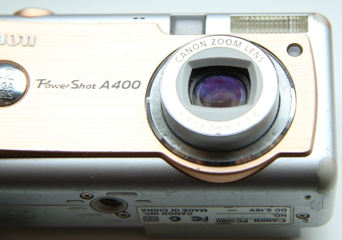 Canon PowerShot A400 3.2MP Compact Digital Camera Silver