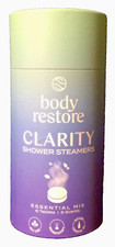 SALE Body Restore CLARITY Shower Steamers 6 Tablets ESSENTIAL MIX shown below