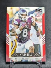 Kylin Hill Red Parallel Rookie RC 2021 Score Card 318 Mississippi State Bulldogs. rookie card picture