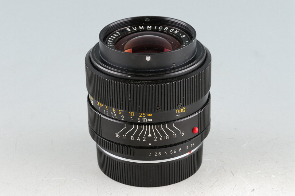 Leica Leitz Summicron-R 35mm F/2 3-Cam Lens for Leica R With Leica Leitz Summicron-R 35mm F/2 3-Cam Lens for Leica R With