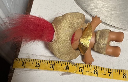 King TUT PHARAOH RUSS Troll Red Hair Brown Eyes - Picture 5 of 6