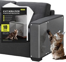 Anti Cat Scratch Furniture Protector, 10-Pack Couch Protector from Cat Claws ...