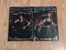 SIGNED H.D Carlton Haunting Adeline + Hunting Adeline Cat And Mouse Duet Mystic 