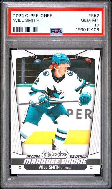2024-25 O-Pee-Chee Marquee Rookie #552 Will Smith RC PSA 10
