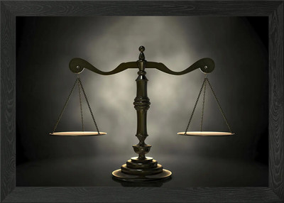 Anwaltskanzlei Anwalt Temis gerahmtes Wandbild Poster Leinwanddruck Bild