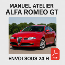 Manuel Atelier Alfa Roméo GT 2003-2010 Revue Technique Français RTA CD