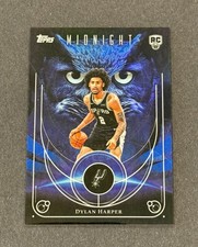 Dylan Harper Rc #no-17 2025-2026 Topps Midnight Night Owls Spurs Rookie