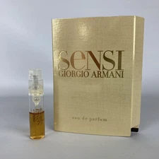 Giorgio Armani Sensi Eau De Parfum Sample Spray 0.05 oz/1.5 ml Vintage