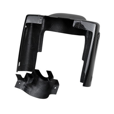 メンテナンス ODK Forged Carbon Carbon Fiber Ignition Front Fork Trim Cover for Harley 15-23 Road