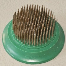 Vintage No. 52 Golden Gate Pin Frog Metal-Spiked Flower Holder Oakland CA 3"