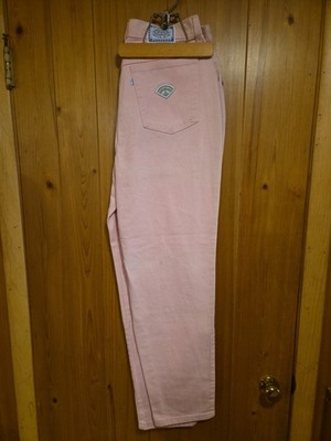 Vintage 90s Levi's NATIVE BLUE Pink Womens Denim Jeans Pants Size 14 30'' Inseam 