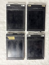 Vintage Graflex 4x5 Graphic Film Holders Lot of 4 Riteway Type 5 Large Format