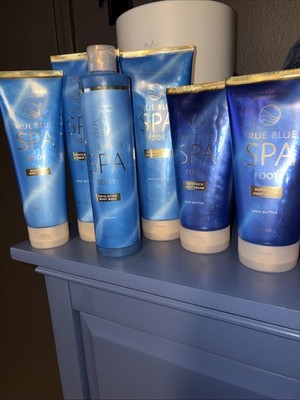 Qty (6) Bath & Body Works TRUE BLUE SPA Set NEW!
