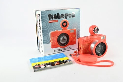 Lomography Fisheye 2  35 MM Film Camera With Strap #G596