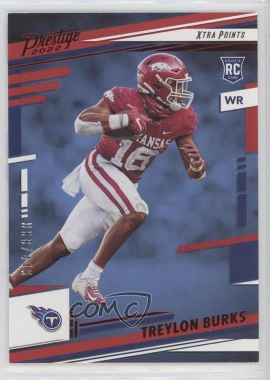 2022 Panini Prestige Rookies Xtra Points Red /449 Treylon Burks #316 10ba