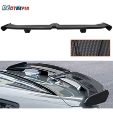 55" Universal Sedan Rear Trunk Spoiler Wing Carbon Fiber PRO Style W/ Adhesive