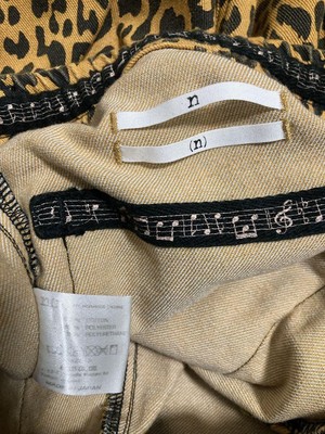 Number Nine Men M N By Leopard Print Shorts Limited Edition Rare