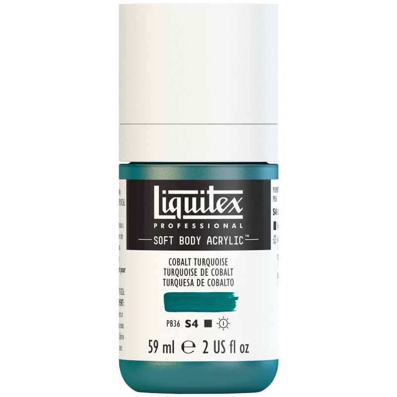Liquitex Professional acrylique fluide couleur turquoise cobalt 59ml