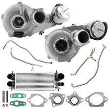 Pair Turbo Kit For Ford F150 Expedition 3.5l Ecoboost Intercooler Coolant Hose