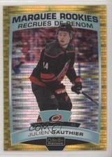 2019 O-Pee-Chee Platinum Marquee Rookies Seismic Gold 6/50 Julien Gauthier d4e