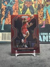 2021 Panini Prizm WNBA - Chennedy Carter #49 Red Prizm /299
