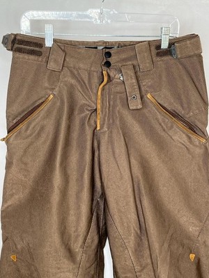 Oakley Snow Pants Mens Small Brown Corduroy Software Style Y2K