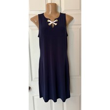 NWT Michael Kors MK True Navy Sleeveless Dress XS Reg $98