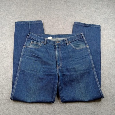 Vintage Calvin Klein Jeans Mens 36x32 Blue Denim Regular Straight Leg Made USA