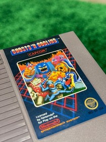 Nintendo NES Game Ghosts 'N Goblins AUTHENTIC TESTED & WORKING