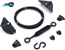 Durable anti Sag Gate Kit Wooden Fence Anti-Sag Gate Support Cable Kit in Zinc