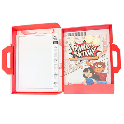Lulu Jr My Comic Book Make Your Own Comic Book Kit w/ Professional Printing