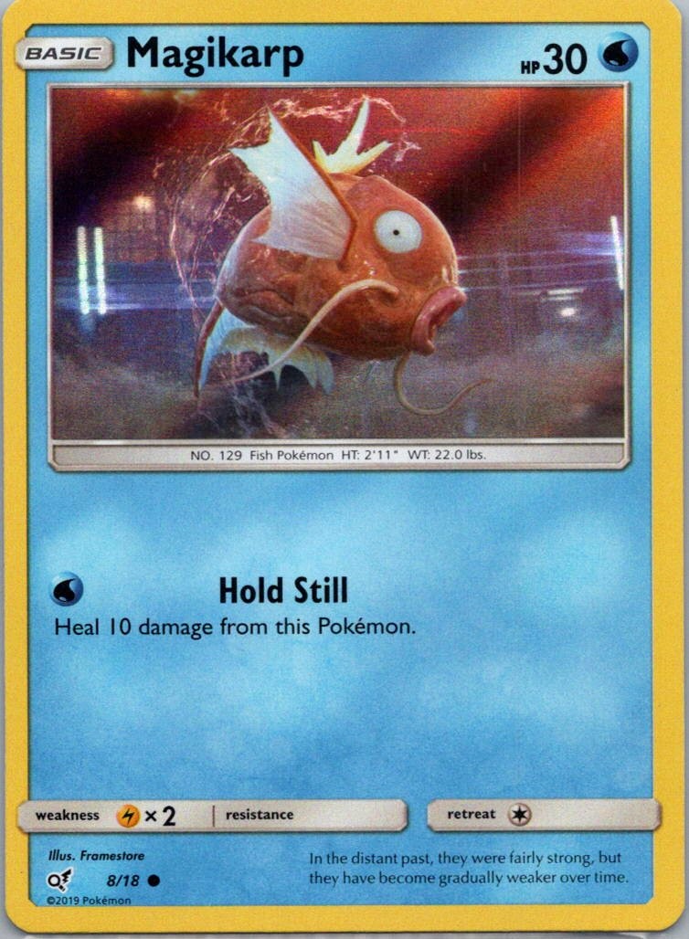 Pokemon TCG Magikarp 8/18 Detective Pikachu NM