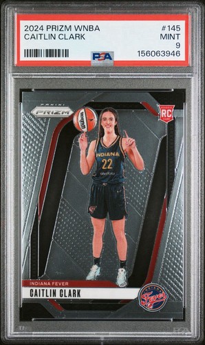 2024 Panini Prizm WNBA - Caitlin Clark #145 (RC) - PSA 9