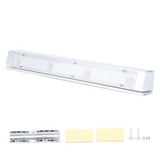 Vibration Sensor Light 4 LED Drawer Closet Cabinet Lamp For Reading Study BEA