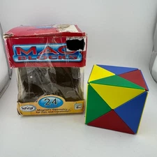 Mag Blocks Popular Playthings 24 Piece Magnetic Puzzle Game Set Homeschool 