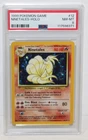 1999 Original Base Set Pokemon Ninetales #12/102 Base Set Holo Rare Card PSA 8