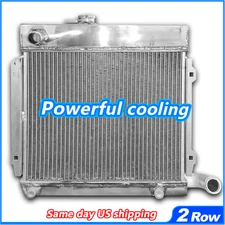 Aluminum Radiator for 1966-1977 BMW E10 2002 1802 1602 1600 1502 TII/TURBO AT