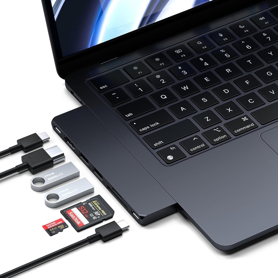 Satechi 7 en 1 HUB USB-C Slim PRO Midnight