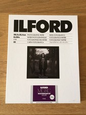 Ilford 8x10 MGRC Multigrade RC Deluxe Pearl B W Photographic Paper 25 Sheets