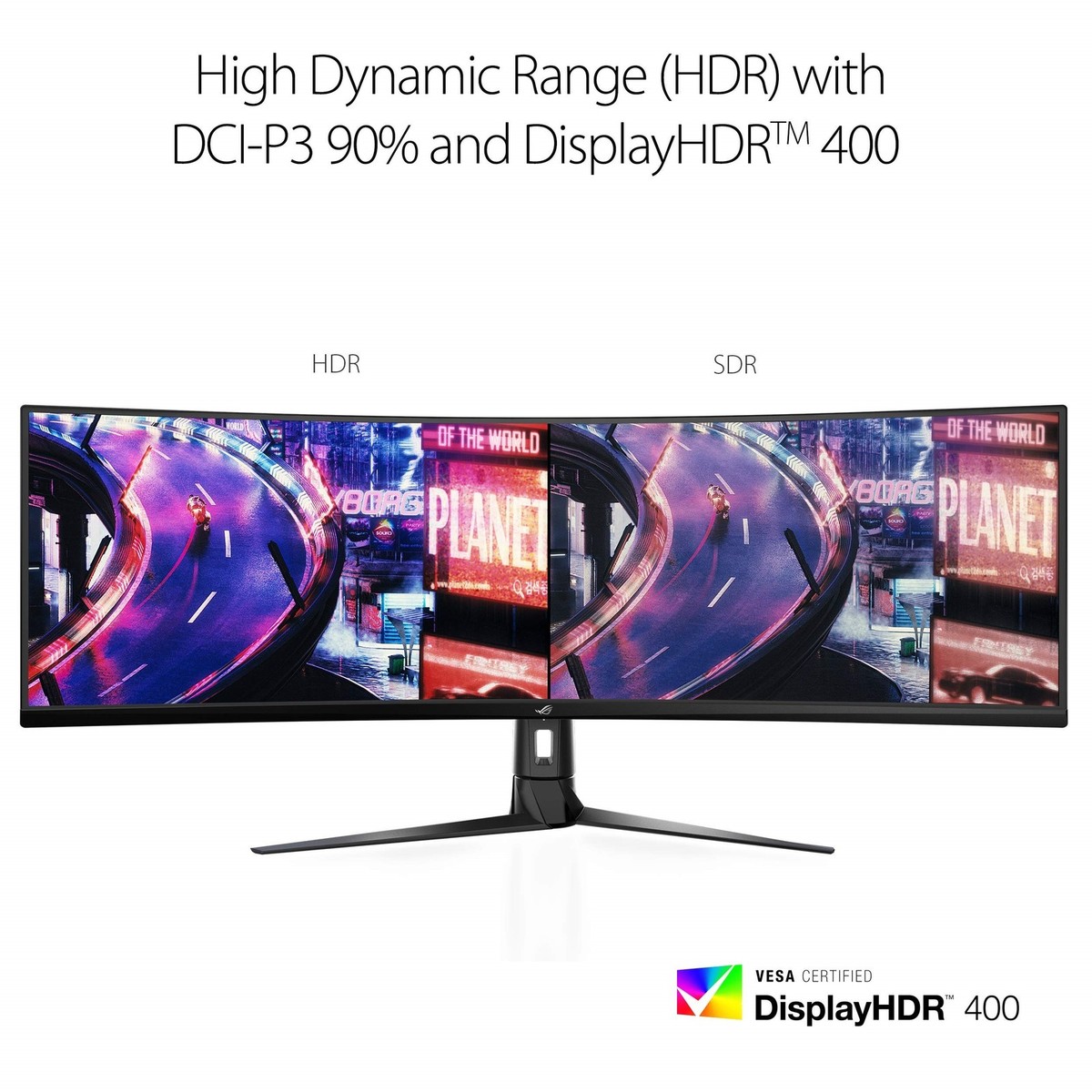ASUS ROG Strix XG49VQ 49 in. 32:9 Ultra-Wide Curved LCD