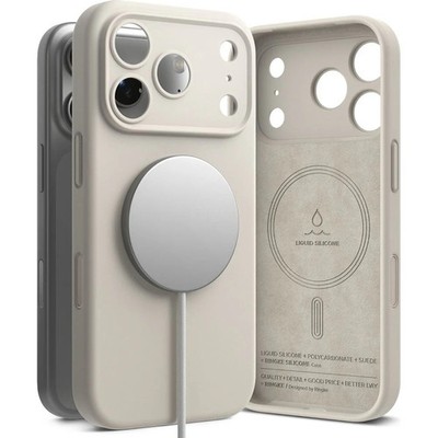 Handyhülle für iPhone 17 Pro Ringke Case Cover Schutz Hülle Etui Hülle Beige