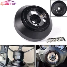 E30H For BMW E30 M3 M5 318i 325e 528e Black Steering Wheel Short Hub Adapter Kit