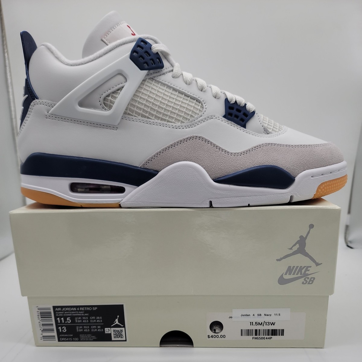 Size 11.5 - Nike SB x Air Jordan 4 Retro SP Navy | eBay