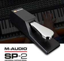 M-AUDIO SP-2 Universal Sustain Pedal with Piano Style Action 6 Foot Cable NEW