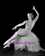 HARRIET HOCTOR 8X10 Lab Photo B&W 1930s Stunning Ballerina Ballet style Portrait