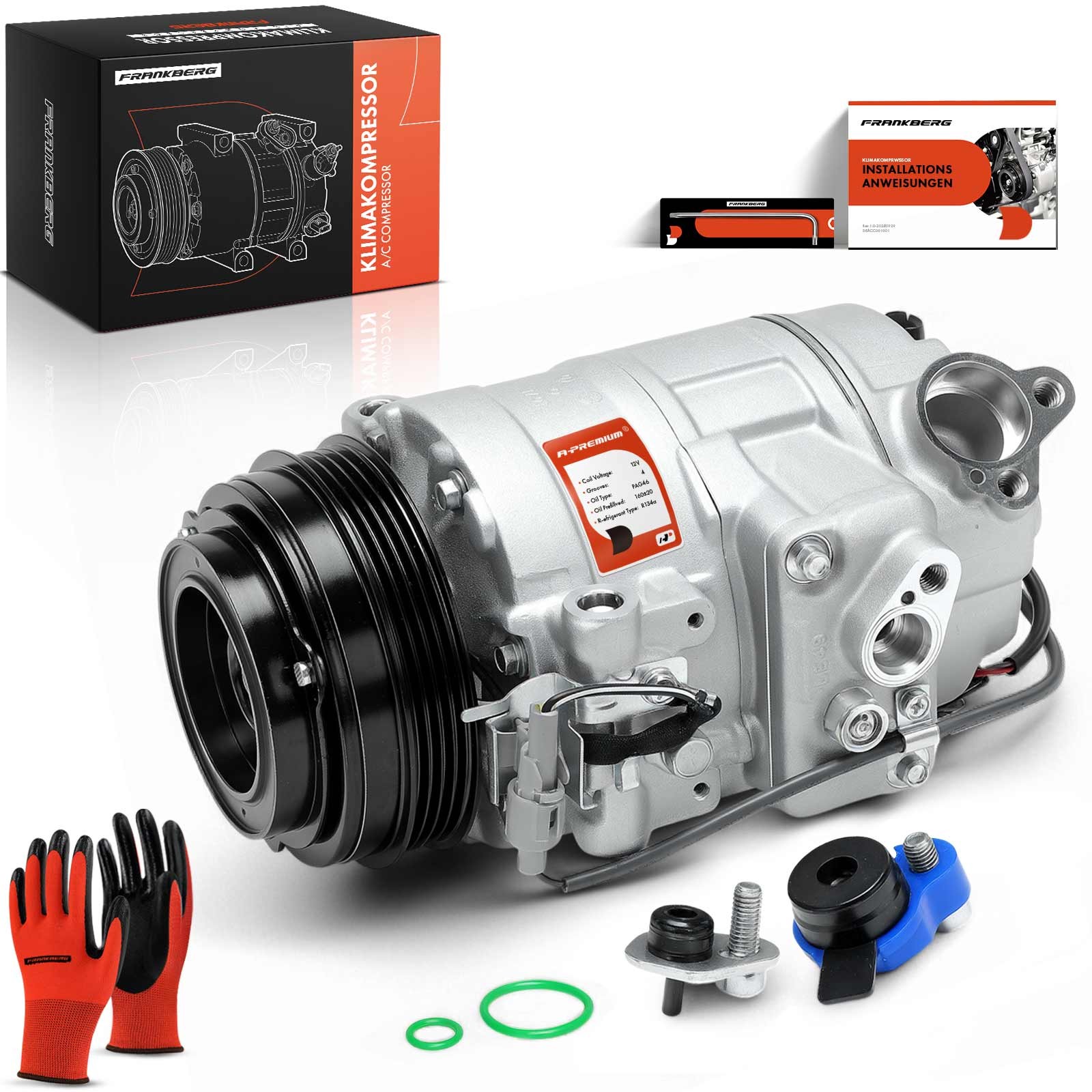 Frankberg A/C Compressor 7ZSE17 For BMW F10 F11 F15 F85 Rolls-Royce Dawn Ghost