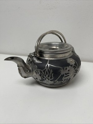 Antique Oriental Asian Chinese Wen Hua Shun Dragon Teapot China Vintage