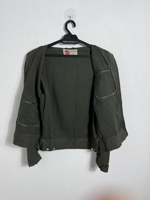 ロガージャケット　50s Vintage 1950s Black Bear Seattle Green Whipcord Work Jacket S/M