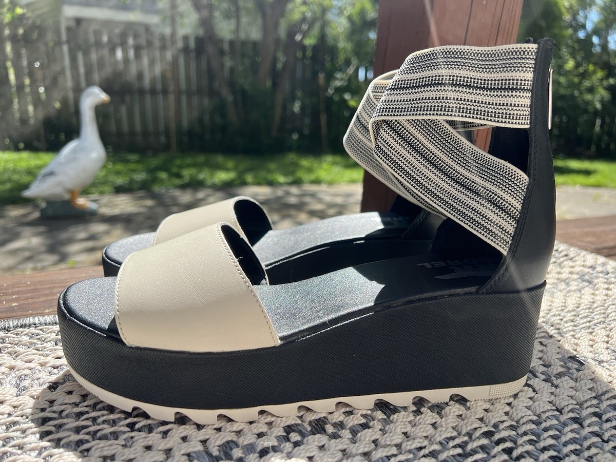 Brand New Sorel Women's Cameron Flatform Ankle Strap Sandals