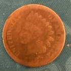 1883 Indian Head Penny 1c Cent G-VG Good - Very Good